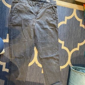Gray GAP girlfriend Chinos.
